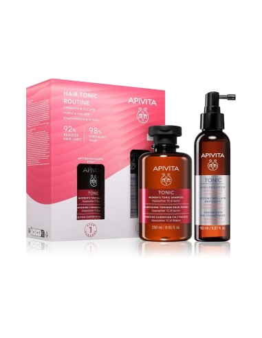Apivita Pack Champú Tónico Mujer 250 Ml + Tonificante 150 Ml